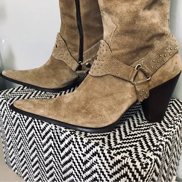 Cowboy Boots vintage Tan - Picture 2 of 6